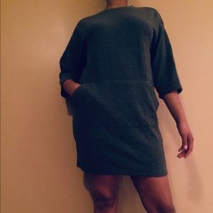 ZARA Trf - Oversized sporty dress with pocket.